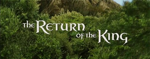 the return of the king lord of the rings